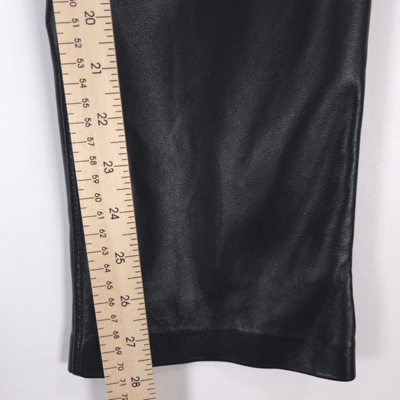 Joie LIMITED EDITION Faux Leather Pants Black JEI0000 Size 6 - Picture 7 of 16